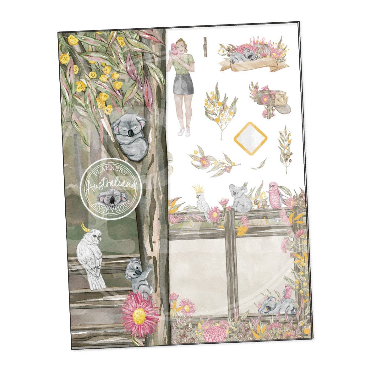 Australiana Planner Sticker Book Planners Anonymous
