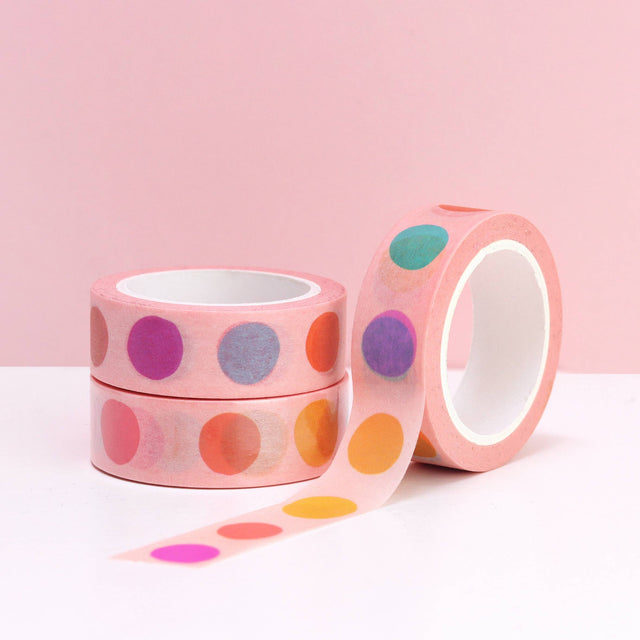 Washi Tape - Colourful Dots