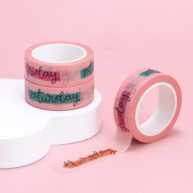 Washi Tape - Colourful Days