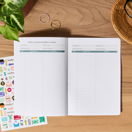 Erin Condren Budget Book Petite Planner - Minimal Hexagon