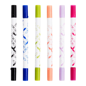 Erin Condren Dual-Tip Wet Erase Markers 6-pack