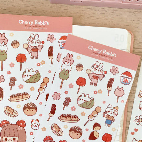 Summer Festival Washi Stickers by Cherry Rabbit