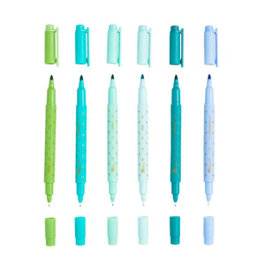 Erin Condren Meadow Dual-Tip Markers 6-pack