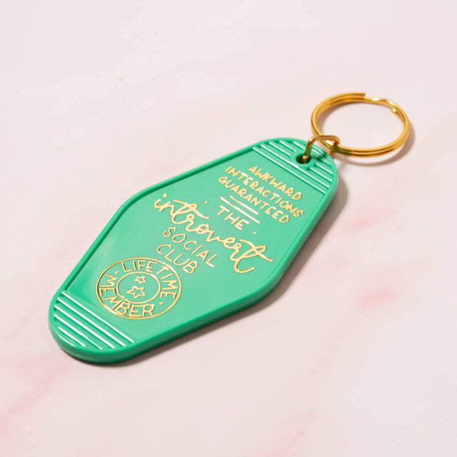 Keyring - The Introvert Social Club - Green