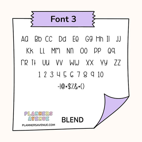 Custom Tiny Text Planner Stickers | Single Line