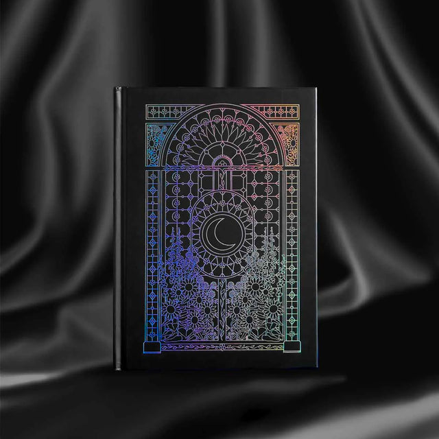 Iridescence Black A5 Journal - Dot Grid