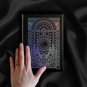 Iridescence Black A5 Journal - Dot Grid