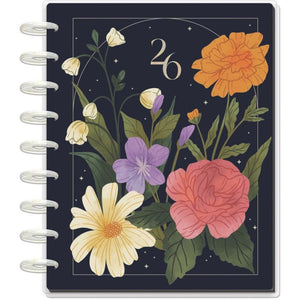 Happy Planner Dark Garden Classic 12 Month Dated 2026 - Dashboard