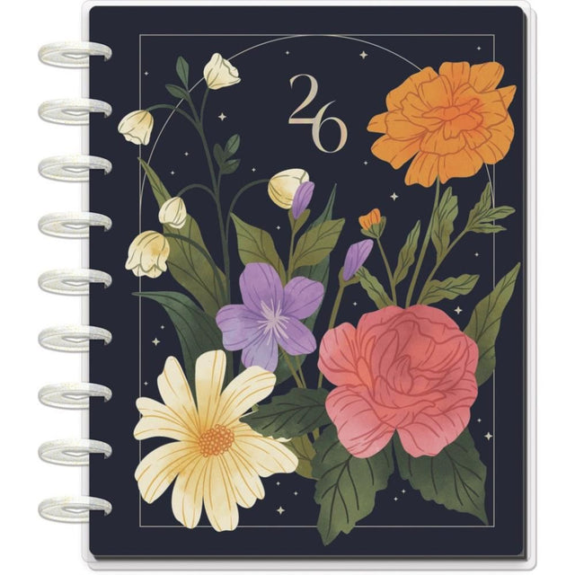 Happy Planner Dark Garden Classic 12 Month Dated 2026 - Dashboard