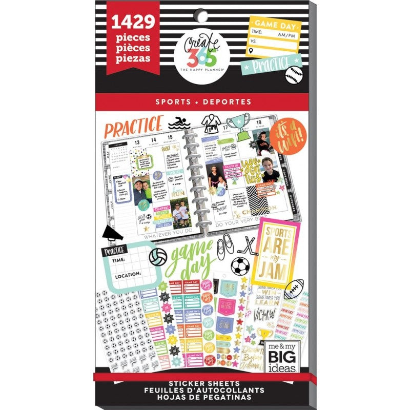 Happy Planner Sports Sticker Book Value Pack