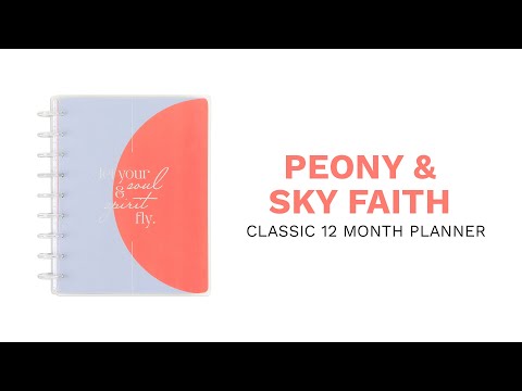 Happy Planner CLASSIC Peony & Sky
