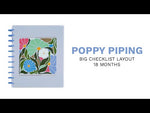 Happy Planner Poppy Piping Big Checklist 
