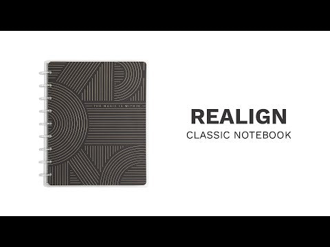 Happy Planner Realign Classic Notebook flip through