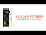 Happy Planner Be Bold Fitness Classic Sticker Book Value Pack