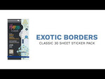 Happy Planner Exotic Borders Classic Sticker Book