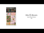 Happy Planner Hive & Bloom Big Sticker Book flip-through