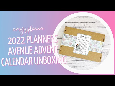 Planner Sticker Advent Box 2024