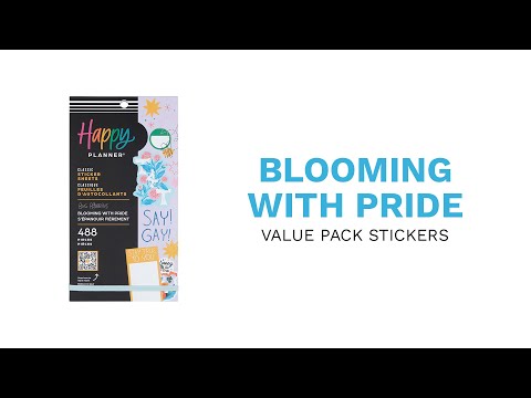 Happy Planner Blooming Pride Classic Sticker Book