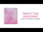 Happy Planner Trust The Universe Classic | Vertical 18-Months Dated Jul 2024 Dec 2025