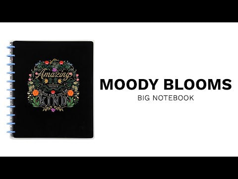 Happy Planner Moody Blooms Big Notebook 