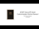 The Happy Planner Haven and Heart Mini Fitness Planner supplier video