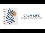 *IMPERFECT* Happy Planner CLASSIC Calm Life - Stress Management 12-Months Dated Jan - Dec 2024