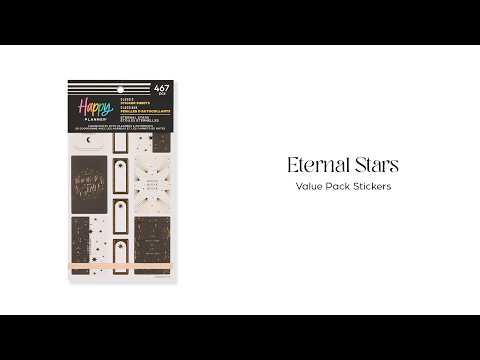 Happy Planner Eternal Stars Sticker Book - Classic