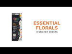 Happy Planner Essential Florals 8 Sticker Sheets