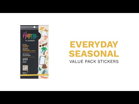 Happy Planner Seasonal Classic Sticker Book