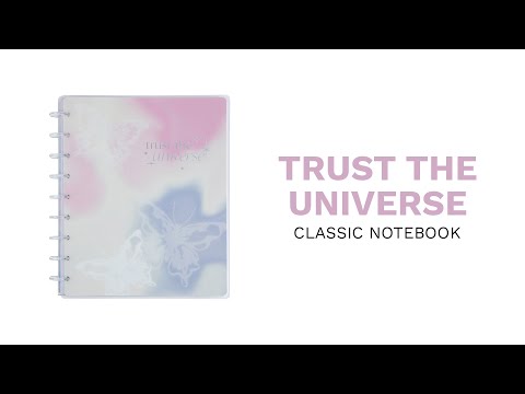 Happy Planner Trust The Universe Classic Notebook - Blank