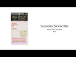 Happy Planner Seasonal Sidewalks Big sticker book flip-through