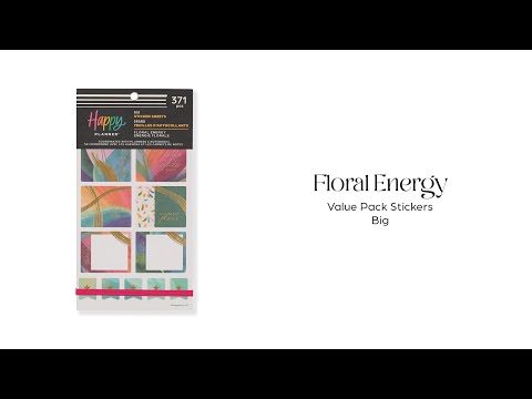 Happy Planner Floral Energy Big Sticker Book