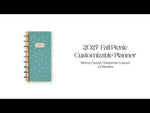 The Happy Planner Fall Picnic Skinny Classic Horizontal Planner supplier video