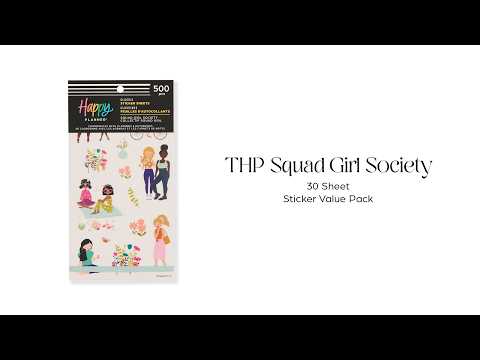 Happy Planner Squard Girls Society Sticker Book