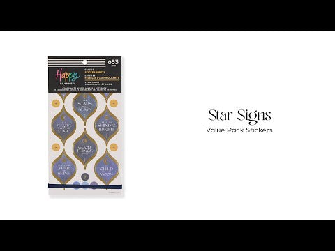 Happy Planner Star Signs Classic Sticker Book