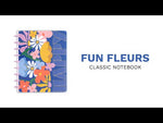 Happy Planner Fun Fleurs Classic Notebook flip through