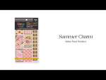 Happy Planner Summer Charm Classic Sticker Book flip through video
