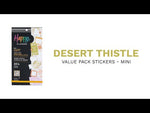 Happy Planner Desert Thistle Mini 30 Sticker Book