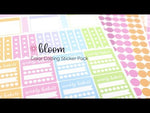Colour Coding Stickers - Bloom Daily Planners