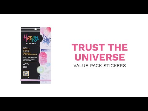 Happy Planner Trust The Universe Classic Sticker Book