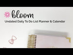 Undated Daily Planner - Bloom Daily Planners