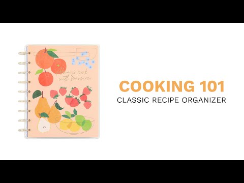 Happy Planner Cooking 101 Classic Recipe Organizer
