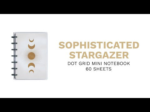 Happy Planner Sophisticated Stargazer Mini Notebook - Dot Grid