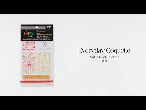 Happy Planner Everyday Coquette Big Sticker Book
