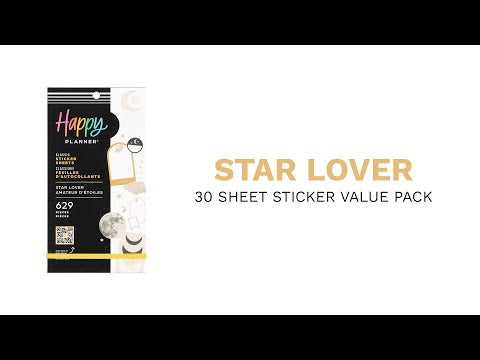 Happy Planner Star Lover Classic Sticker Book Value Pack