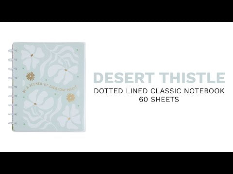 Happy Planner Desert Thistle Classic Notebook - Lined