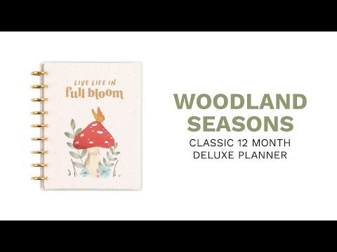 Happy Planner Deluxe CLASSIC Woodland Season