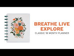 Happy Planner Breathe Live Explore Classic | Dashboard 18-Months Dated Jul 2024 Dec 2025