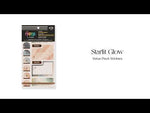 Happy Planner Starlit Glow Classic sticker book flip-through