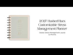 The Happy Planner Hushed Hues Classic 2027 Stress Management Planner supplier walkthrough